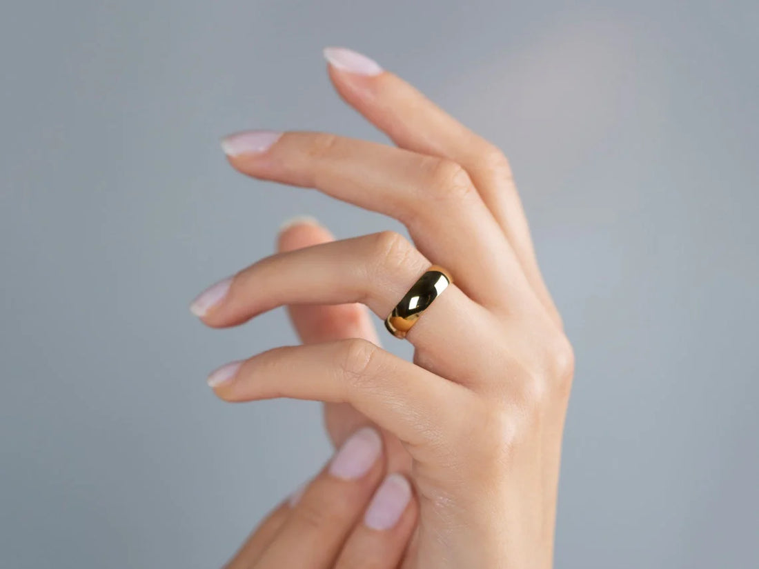 Aliança de noivado casamento ouro 18k 6 gramas 6mm tradiction