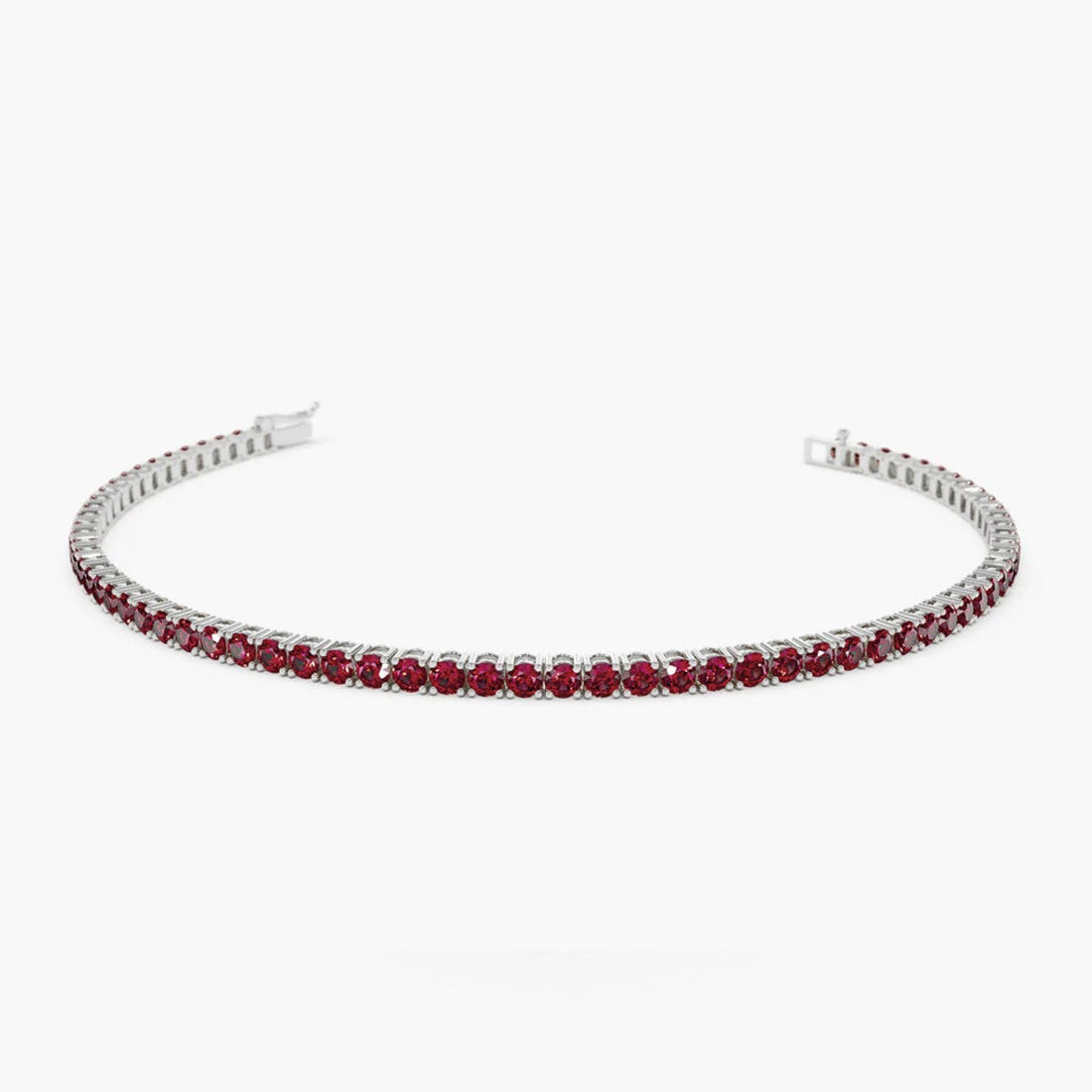 Pulseira de ouro feminina Rubis Riviera