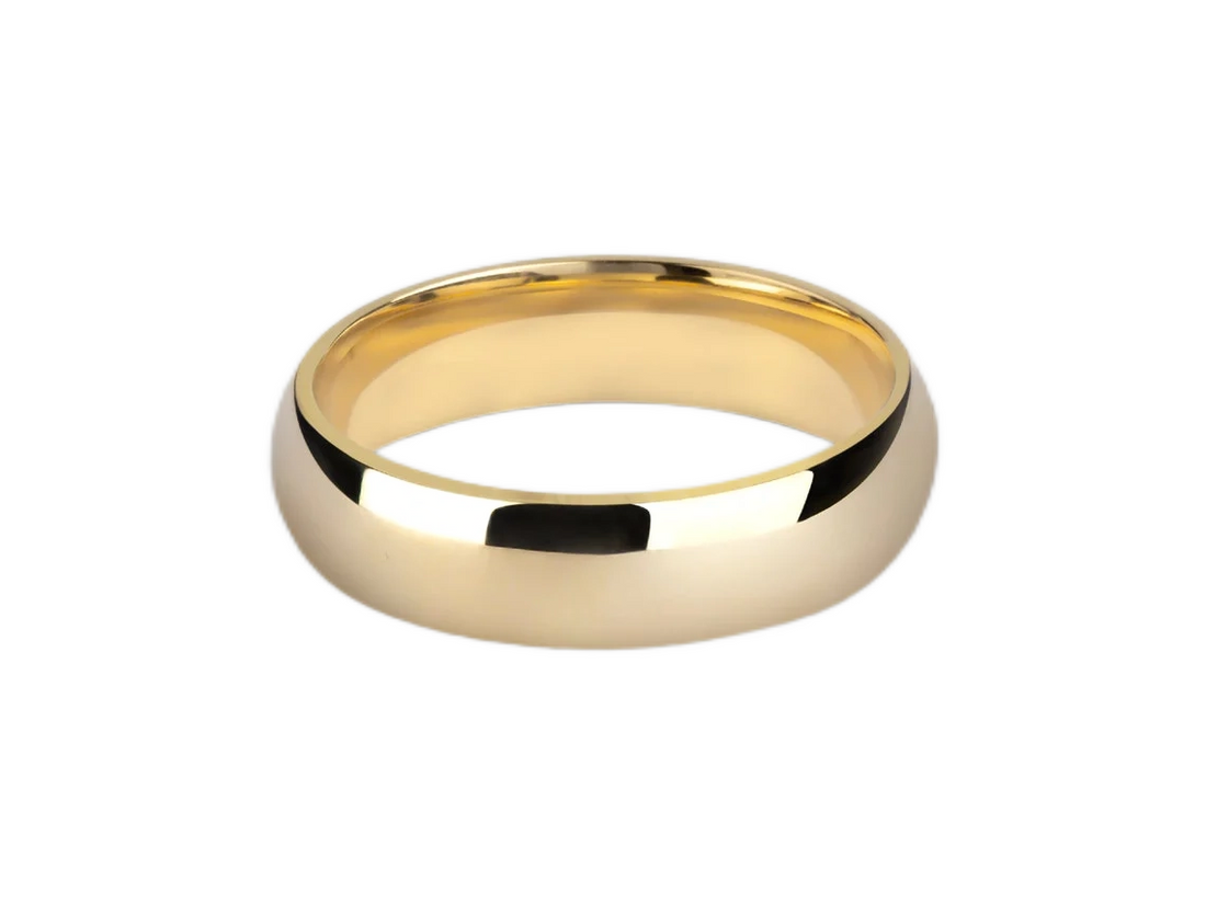 Aliança de noivado casamento ouro 18k 5 gramas 5mm tradiction