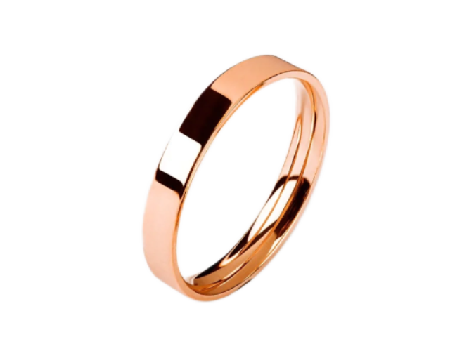 Aliança de casamento noivado ouro 18k 2 Gramas 2 mm Flat