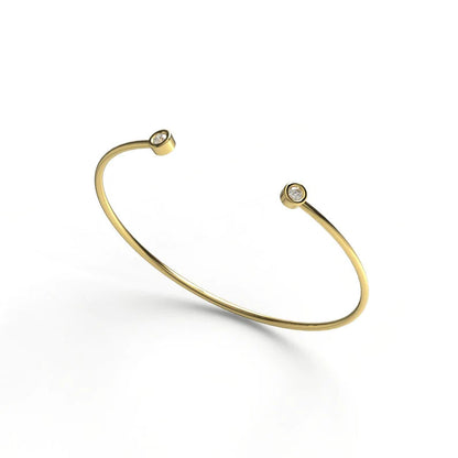 Pulseira Feminina de ouro 18k Bracelete diamantes