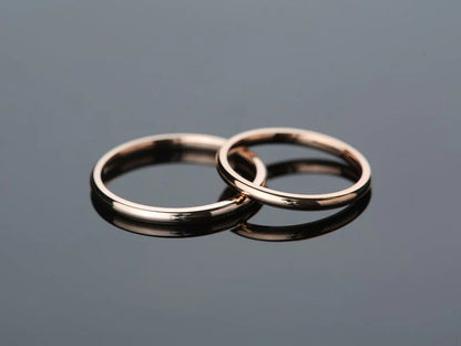 Aliança de noivado casamento ouro 18k 2 Gramas 2 mm tradiction