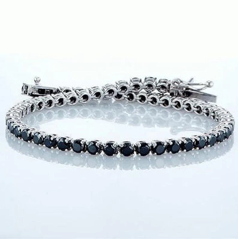 Pulseira de ouro masculina Diamantes Riviera 5,5 quilates