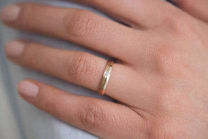 Par de Alianças de casamento noivado ouro 18k diamante Diva