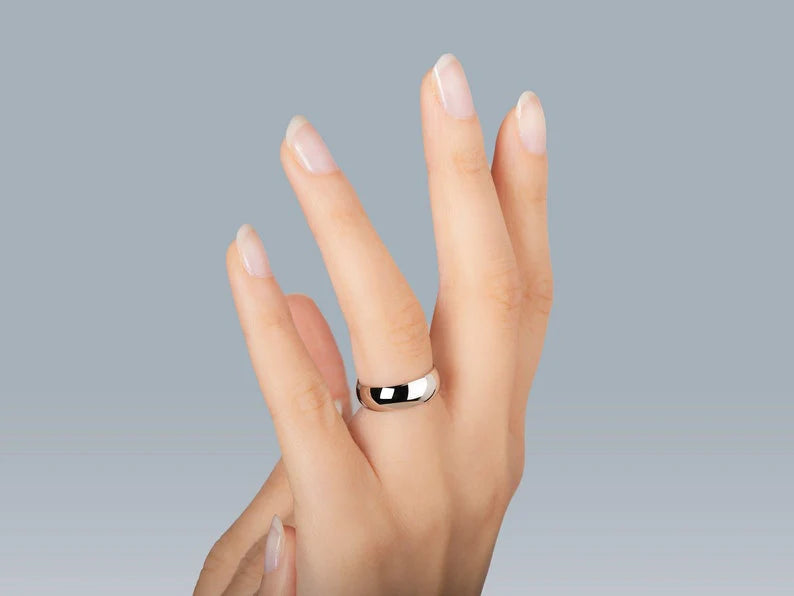 Aliança de noivado casamento ouro 18k 6 Gramas 6 mm tradiction