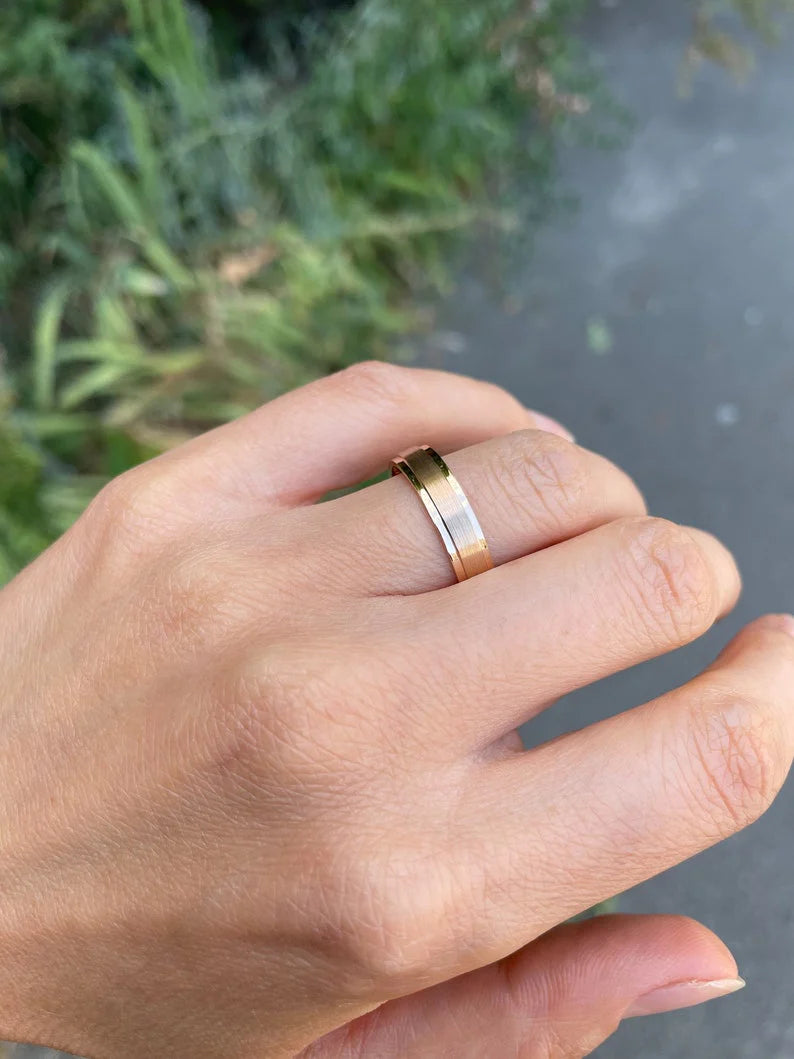 Par de Alianças de casamento noivado  ouro 18k diamante Flowers