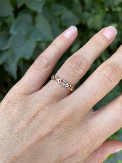 Par de Alianças de casamento noivado  ouro 18k diamante Flowers