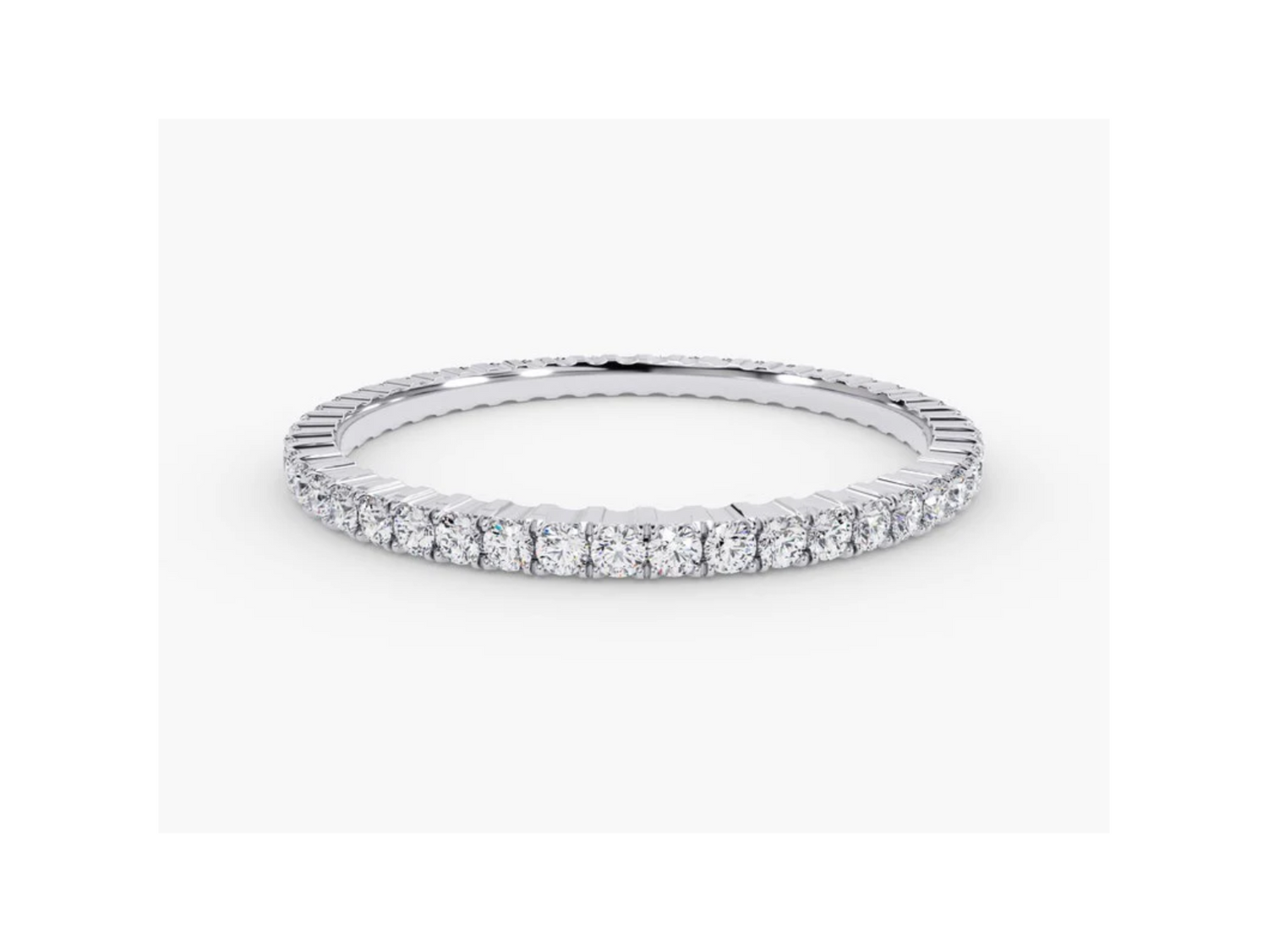 Anel de Ouro 18k Aparador Meia Aliança C/ Diamantes Brilhantes Anne