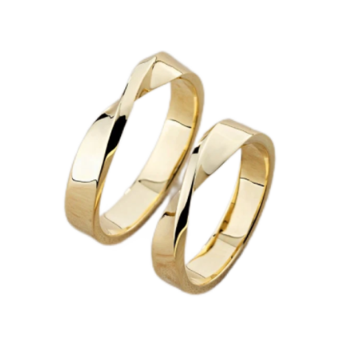 Par de Alianças de casamento noivado  ouro 18k diamante