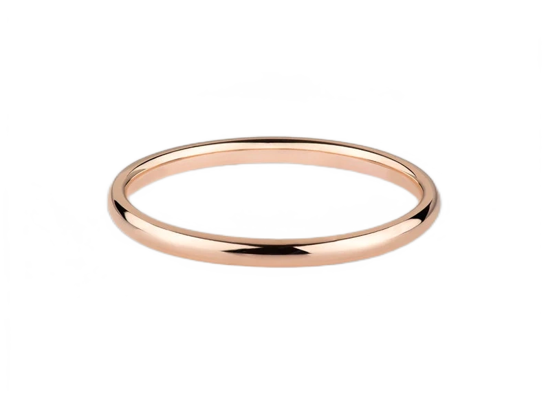 Aliança de noivado casamento ouro 18k 2 Gramas 2 mm tradiction