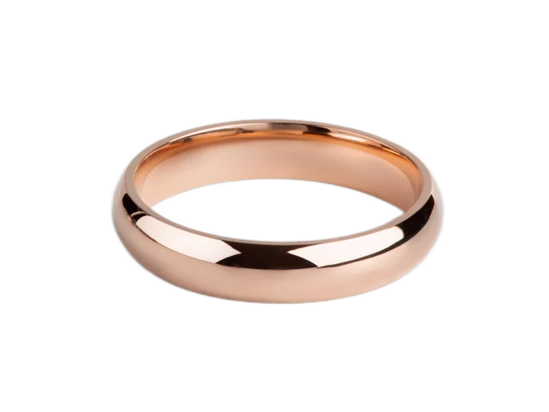 Aliança de noivado casamento ouro 18k 4 gramas 4mm tradiction